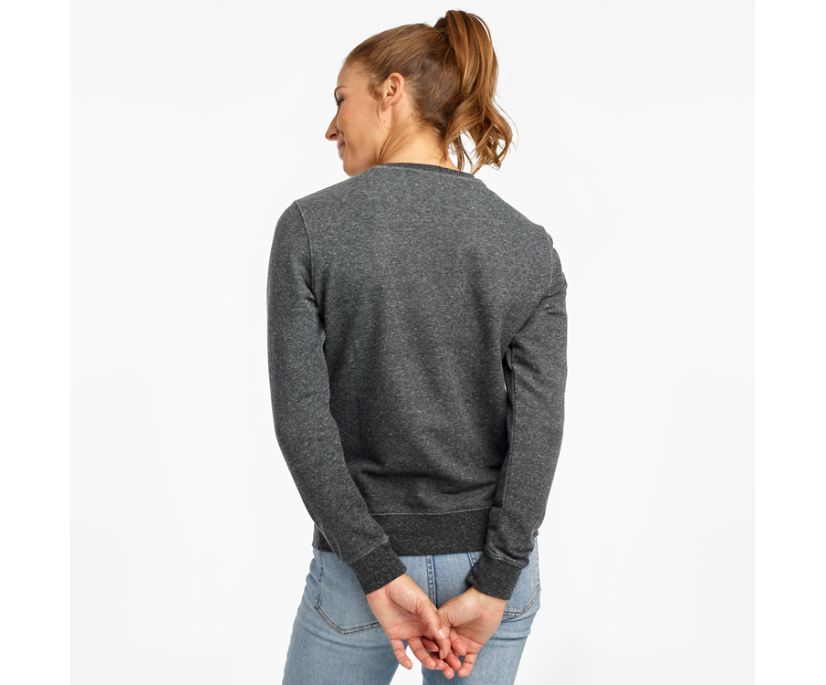 Női Saucony Rested Crewneck Ingek Fekete | HU 485UZG